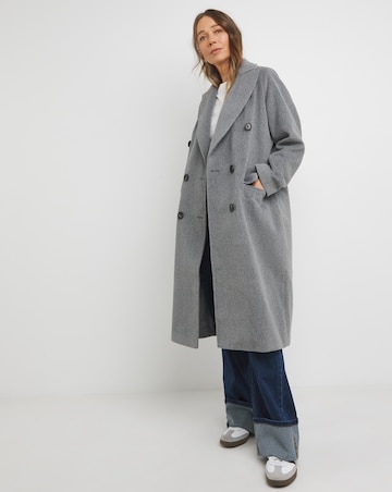 Grey Hybrid Hooded Coat