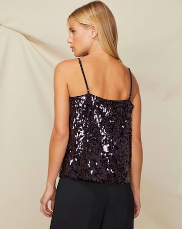 Ro&Zo Sequin Cami Top