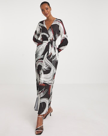 Joanna Hope Jacquard Wrap Dress