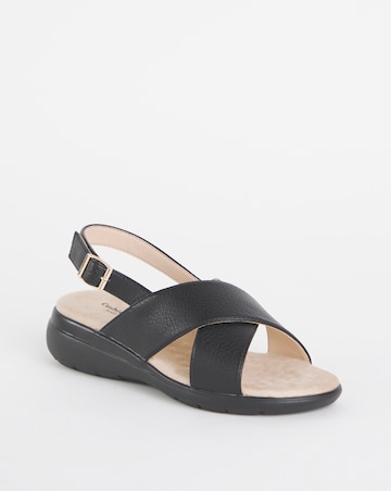 Cushion Walk Crossover Sandal EEE Fit