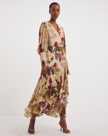 Joanna Hope Printed Wrap Dress