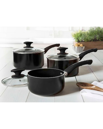 Tower Essentials 3 Piece Pan Set 16,18,20 CM