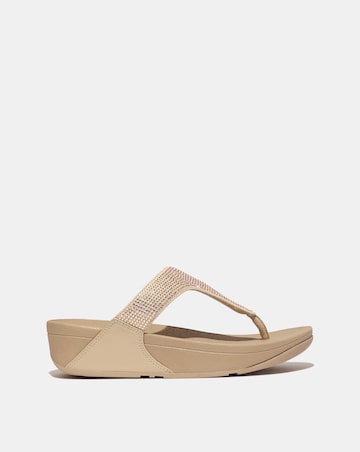 Fit Flop Lulu Crystal Toe-Post Sandals Standard Fit