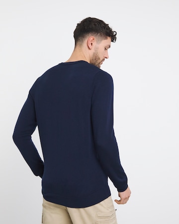 Merino Wool V Neck Sweater