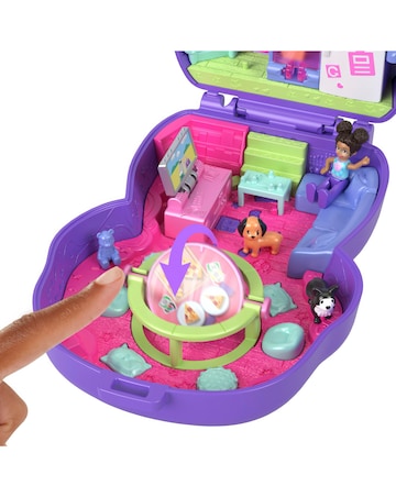 Polly Pocket Sleepover Puppy Compact Playset