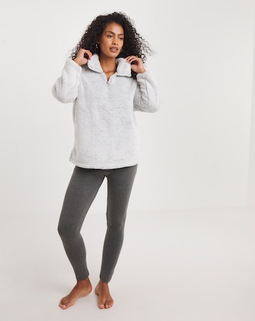 Pretty Secrets Funnel Neck Fleece Snuggle Top