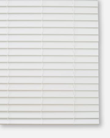 Faux Wood Venetian Blinds White 50mm Slats