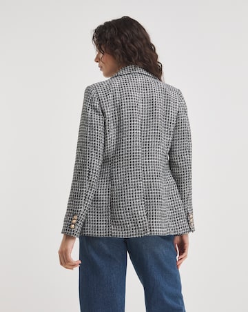 Double Breasted Boucle Blazer