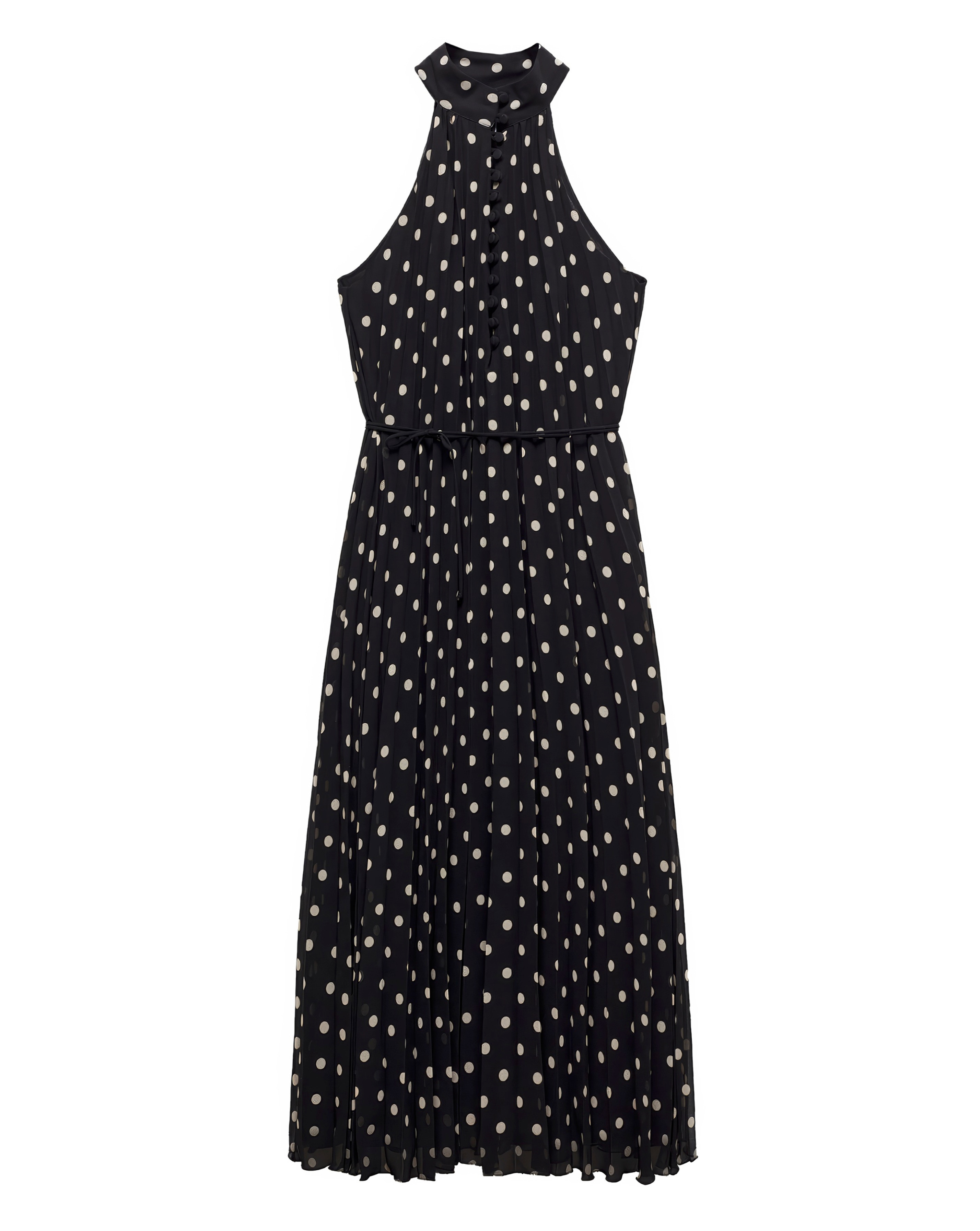 Mango polka dot midi dress best sale