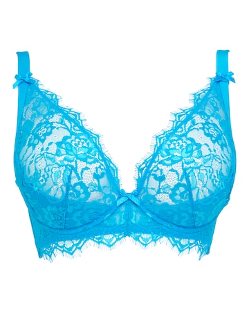 Figleaves Pulse Lace Underwired Plunge Bra B-G