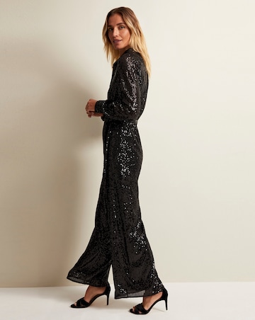 Phase Eight Alessandar Sequin Jumpsuit