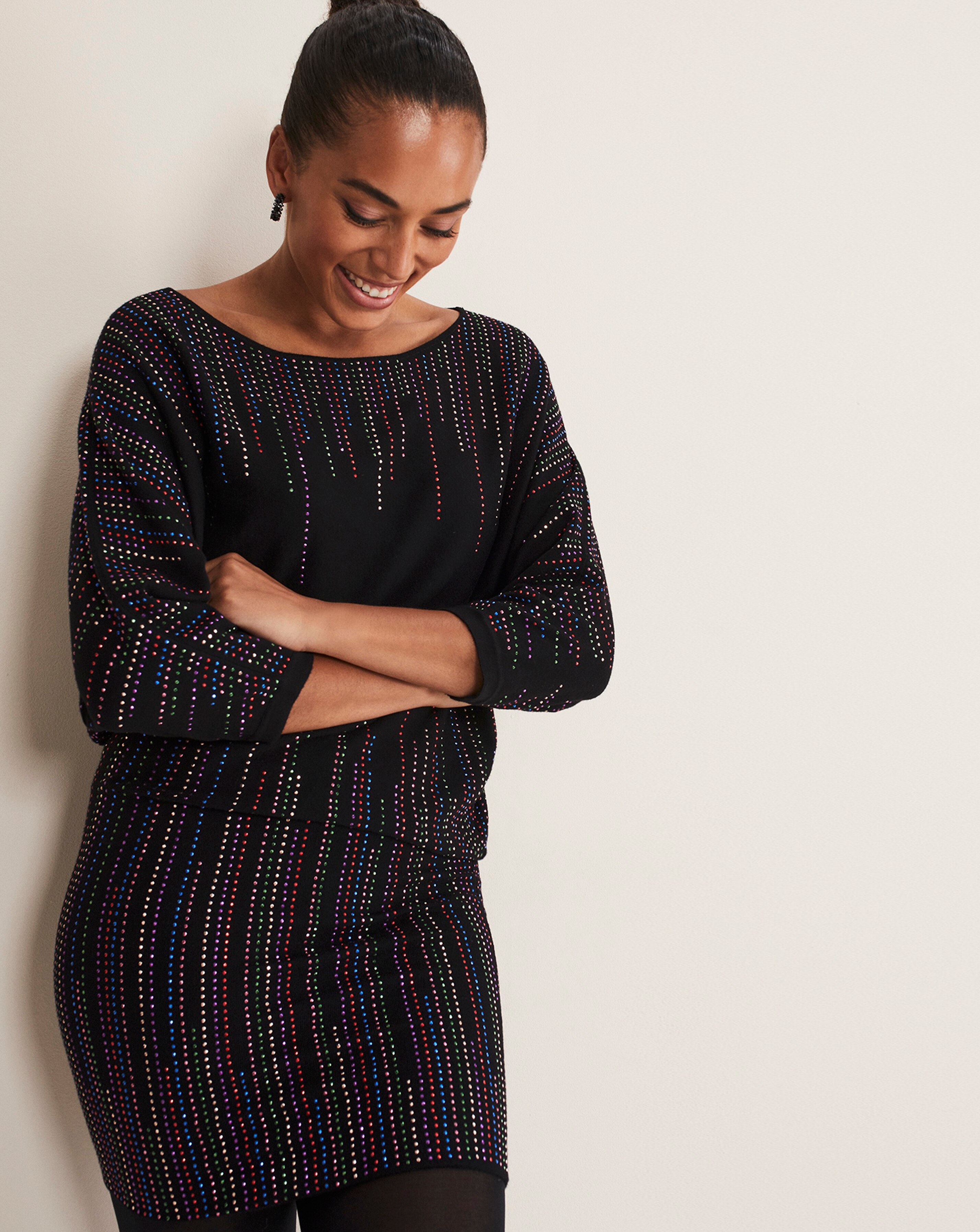 Phase Eight Rainbow Hot Fix Becca Dress JD Williams