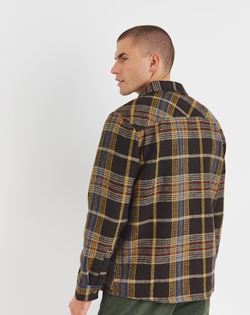 Double Pocket Check Overshirt