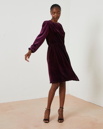 FatFace Annie Velvet Dress