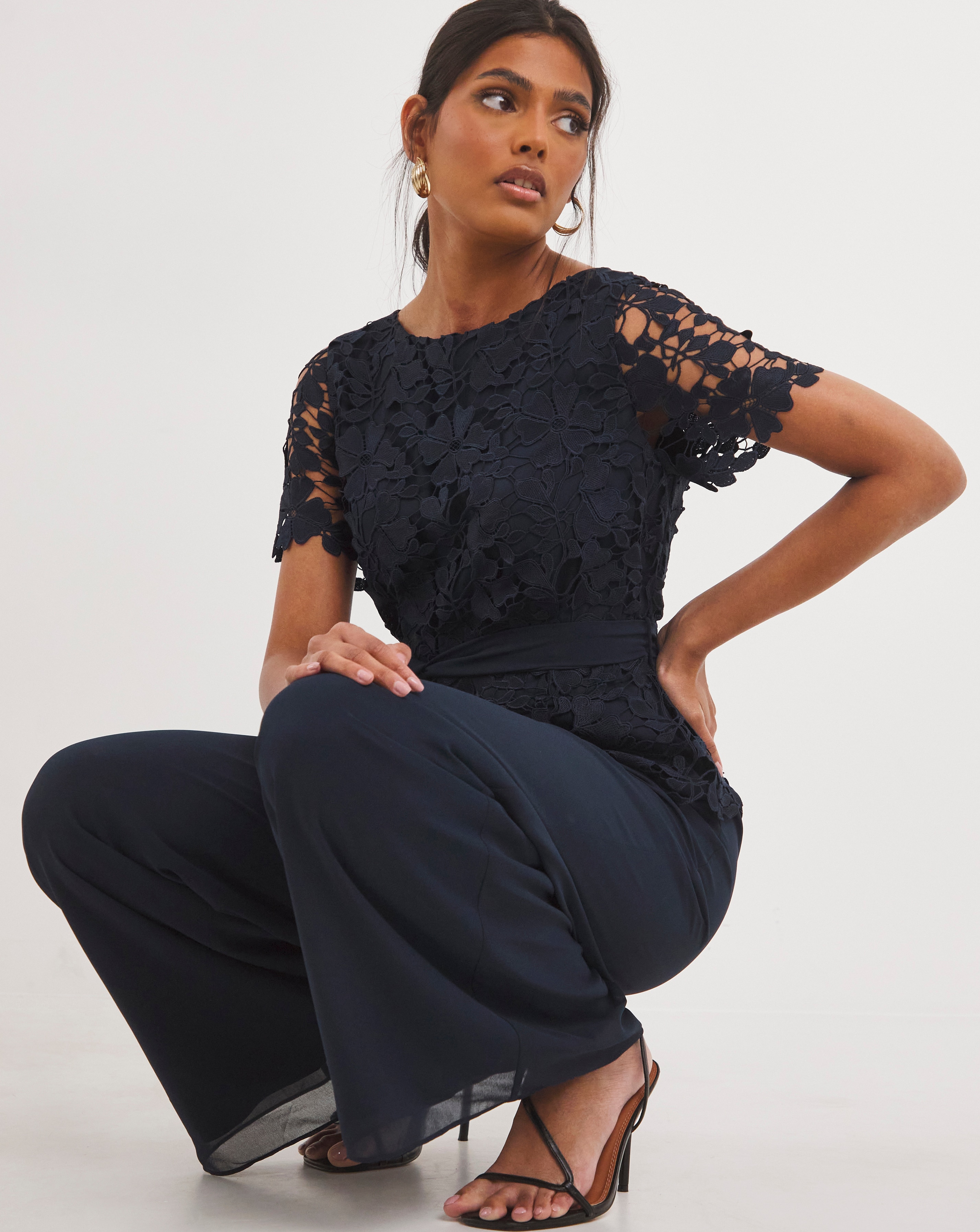 Joanna Hope Lace Jumpsuit JD Williams