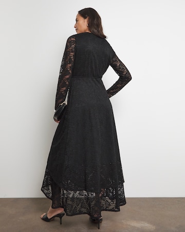 Joanna Hope Lace Wrap Dress