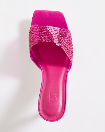 Joanna Hope Diamante Mule Sandal EEE Fit