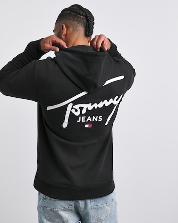 Tommy Jeans Black Graphic Hoodie