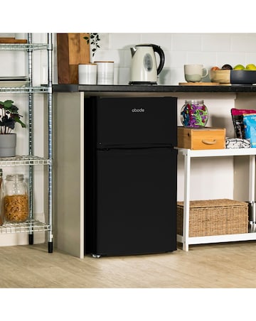 Abode A85UCFF482E1B 85L Under Counter Fridge Freezer Black