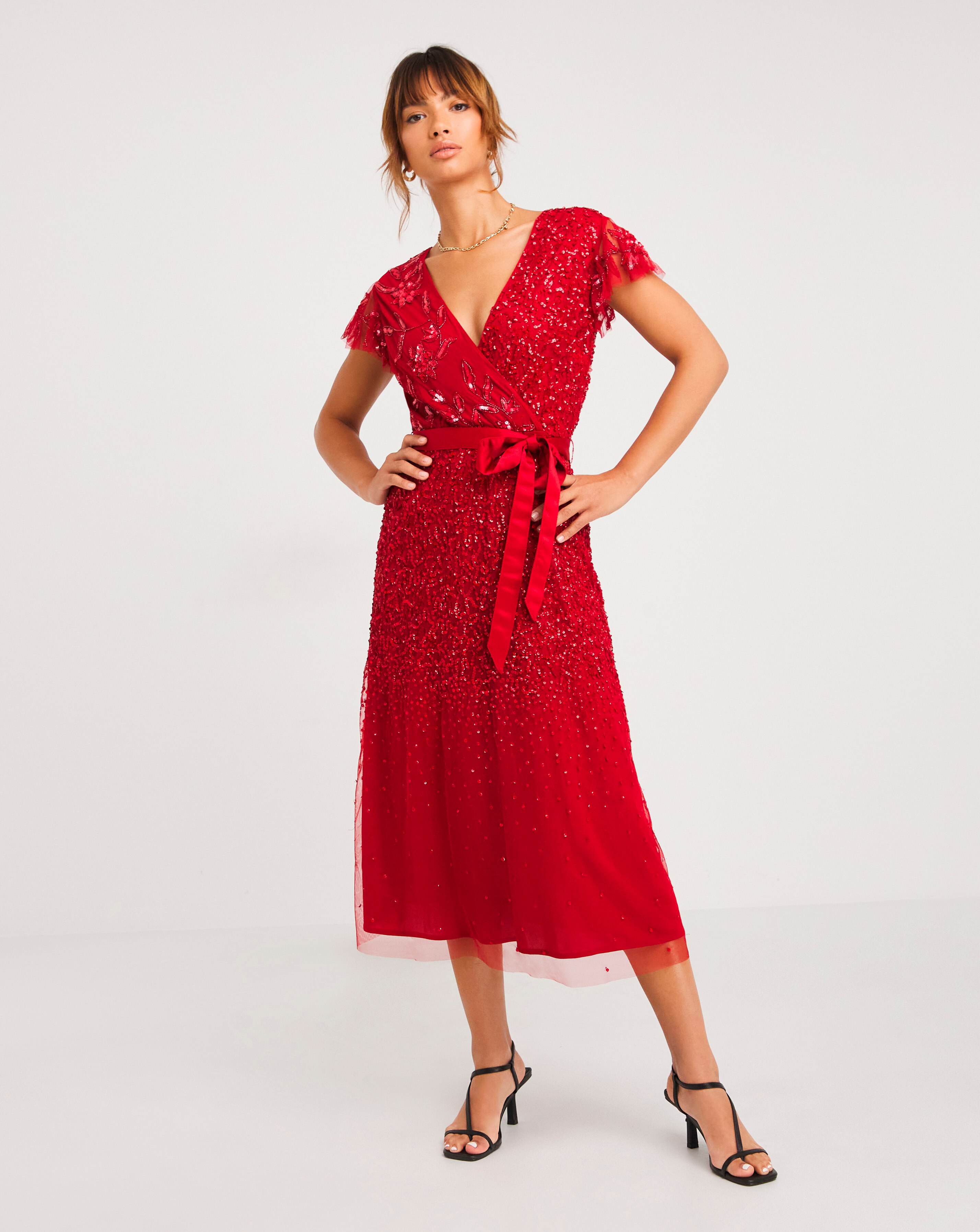 Joanna Hope Beaded Midi Dress JD Williams