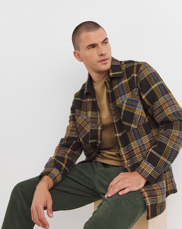 Double Pocket Check Overshirt