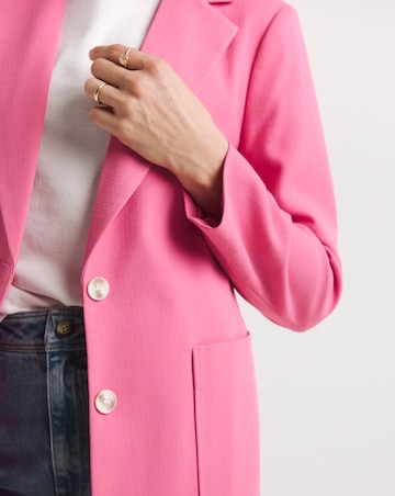 Pink Patch Pocket Blazer