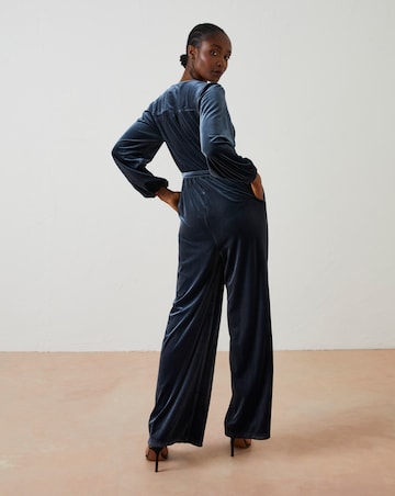 FatFace Velvet Jumpsuit