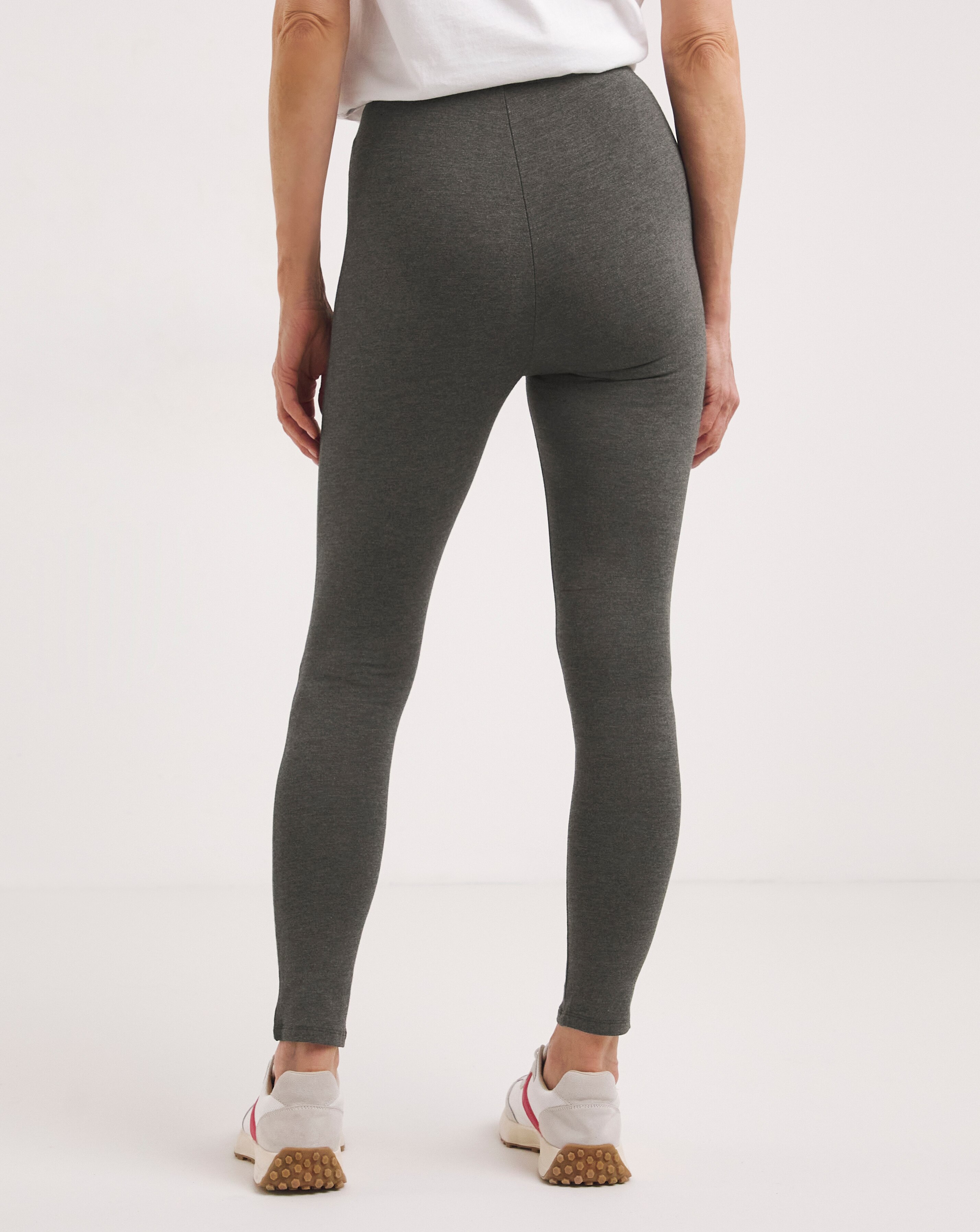 Charcoal High Waisted Jersey Legging JD Williams