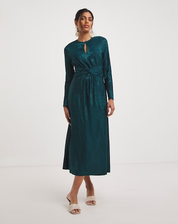 Joanna Hope Jersey Jacquard Dress