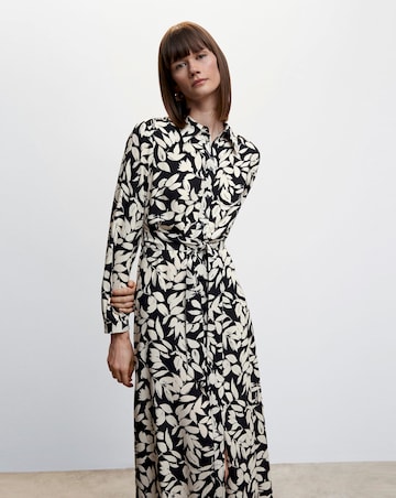 Mango Apple Printed Shirt Dress