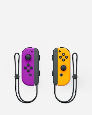 Joy-Con Controller Pair - Neon Purple/Orange (Nintendo Switch)