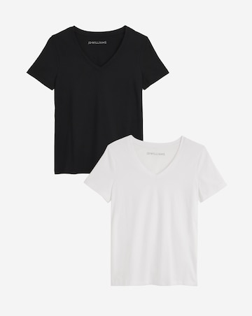 2 Pack The V-Neck Short Sleeve T-Shirt