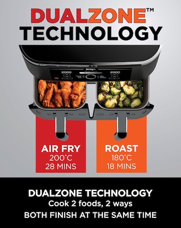 Ninja Foodi Dual Zone 9.5L Air Fryer MAX AF400UK