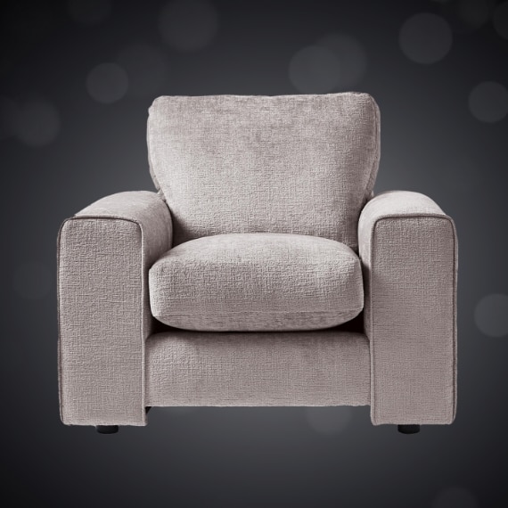 Stone coloured armchair