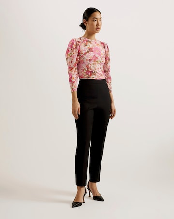 Ted Baker Raeley Gathered Shoulder Mesh Top