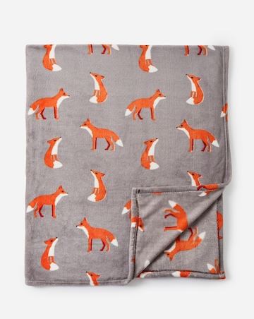 Fox Fleece Throw