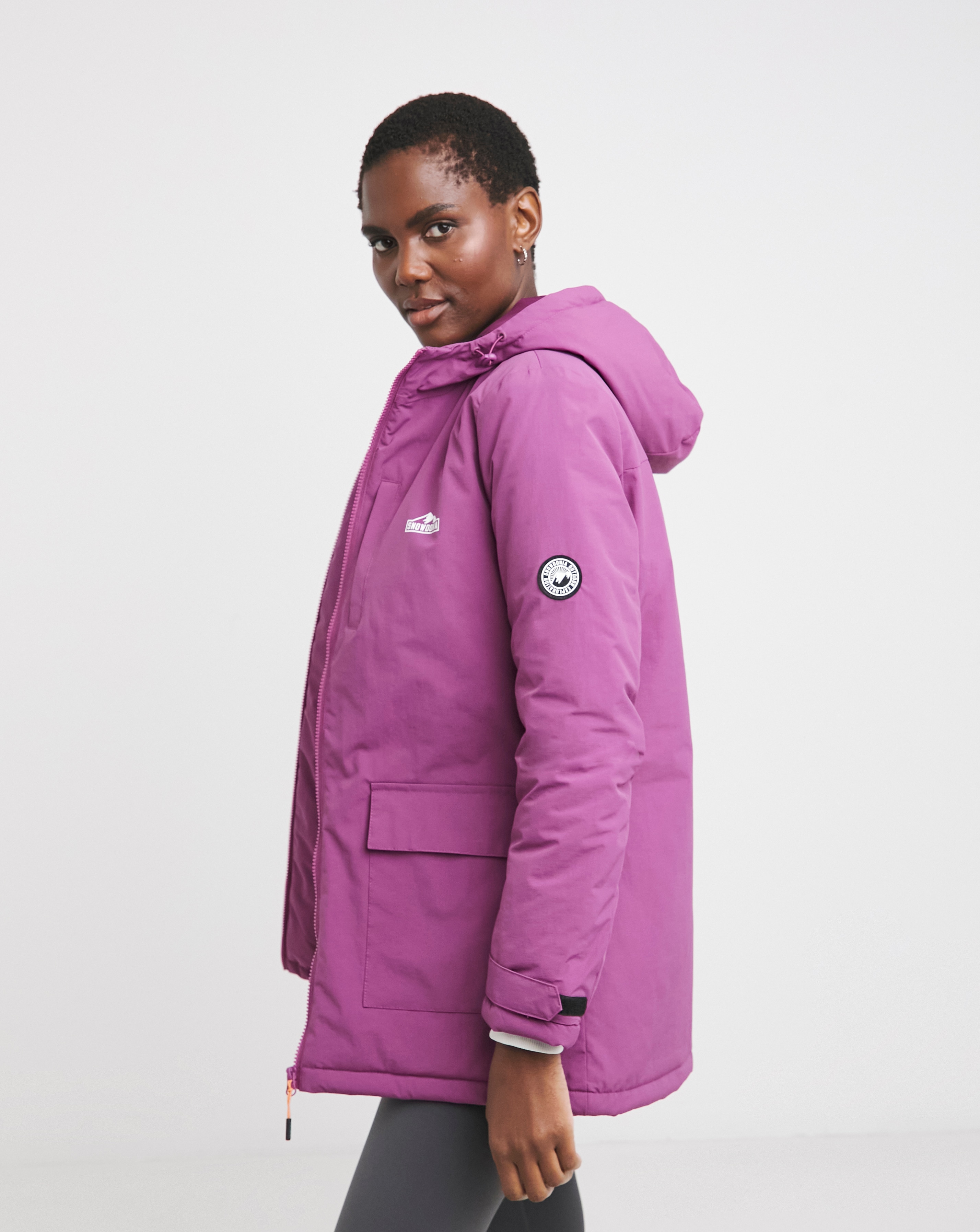 Pink coats ladies best sale