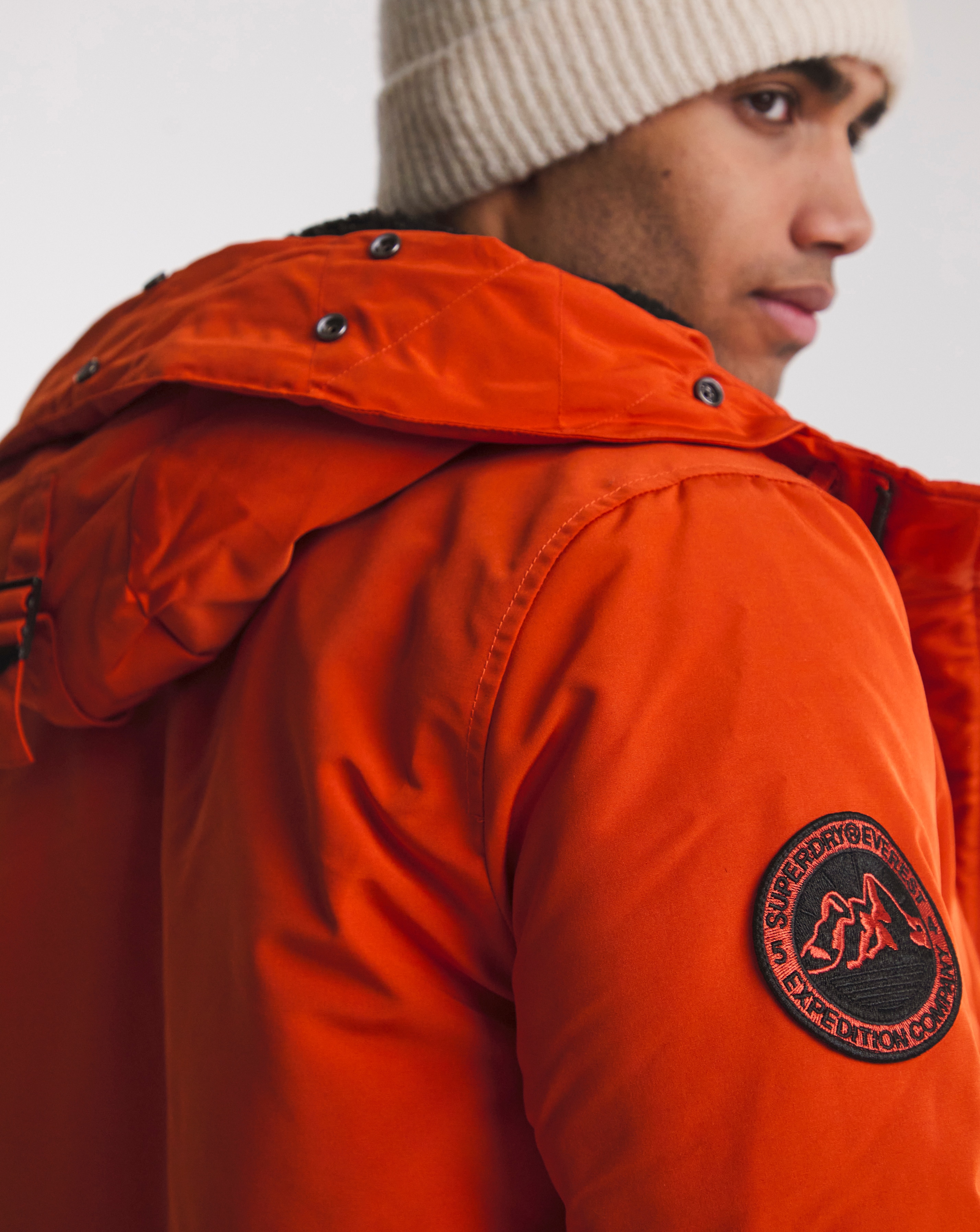 Superdry on sale orange parka