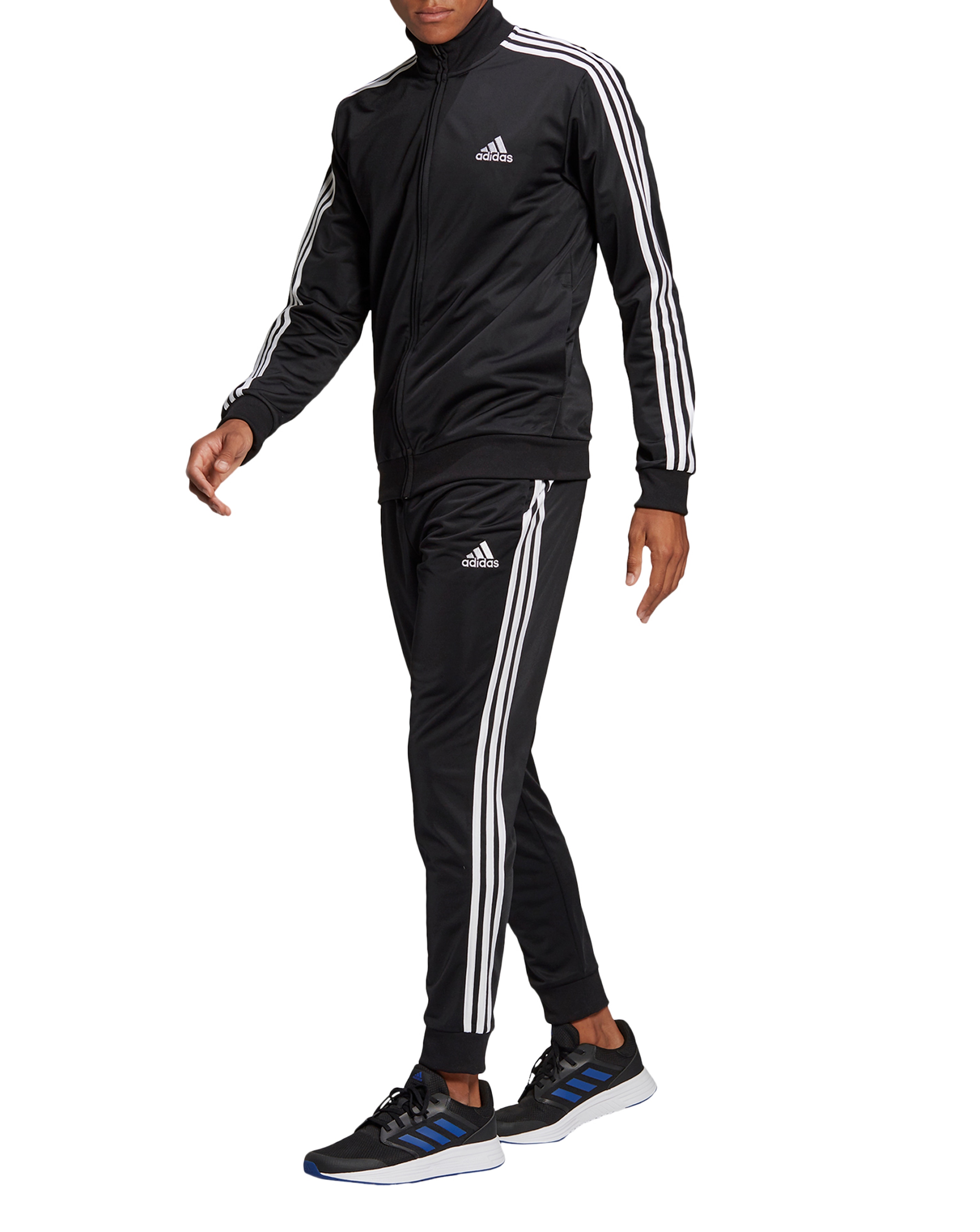 Adidas essentials tracksuit store mens