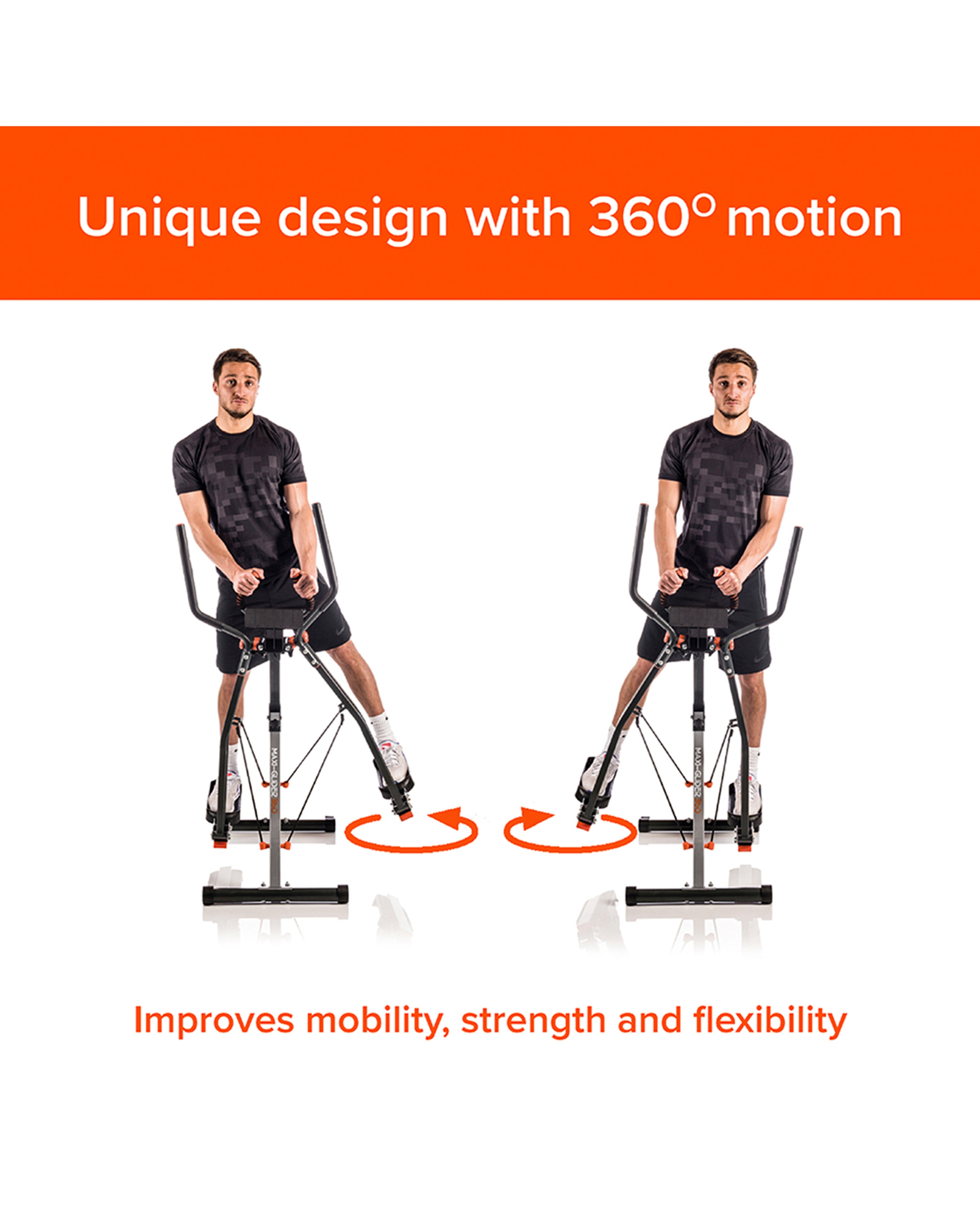 New image maxi glider 360 discount variable resistance elliptical cross trainer