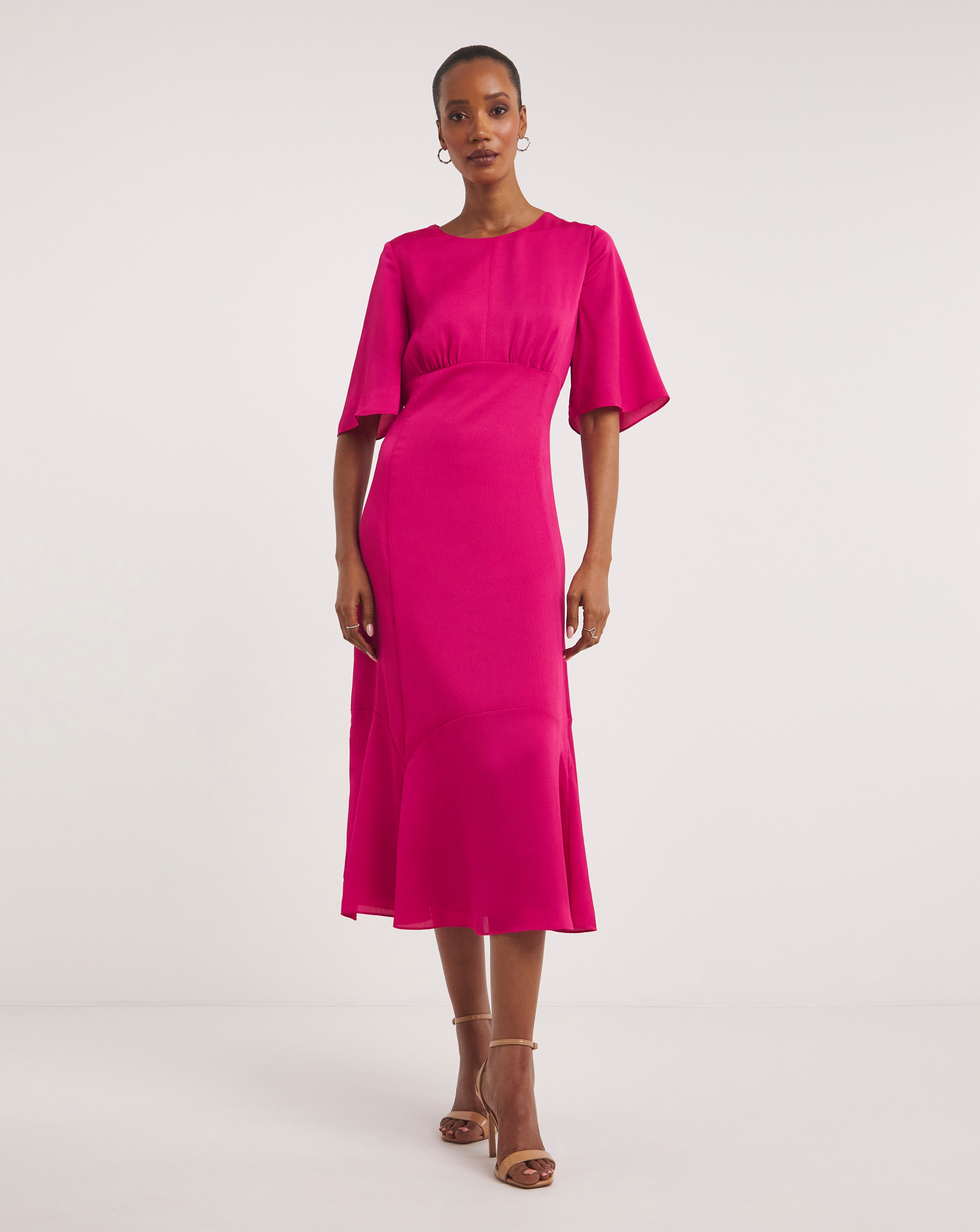 Alayna satin midi sales dress