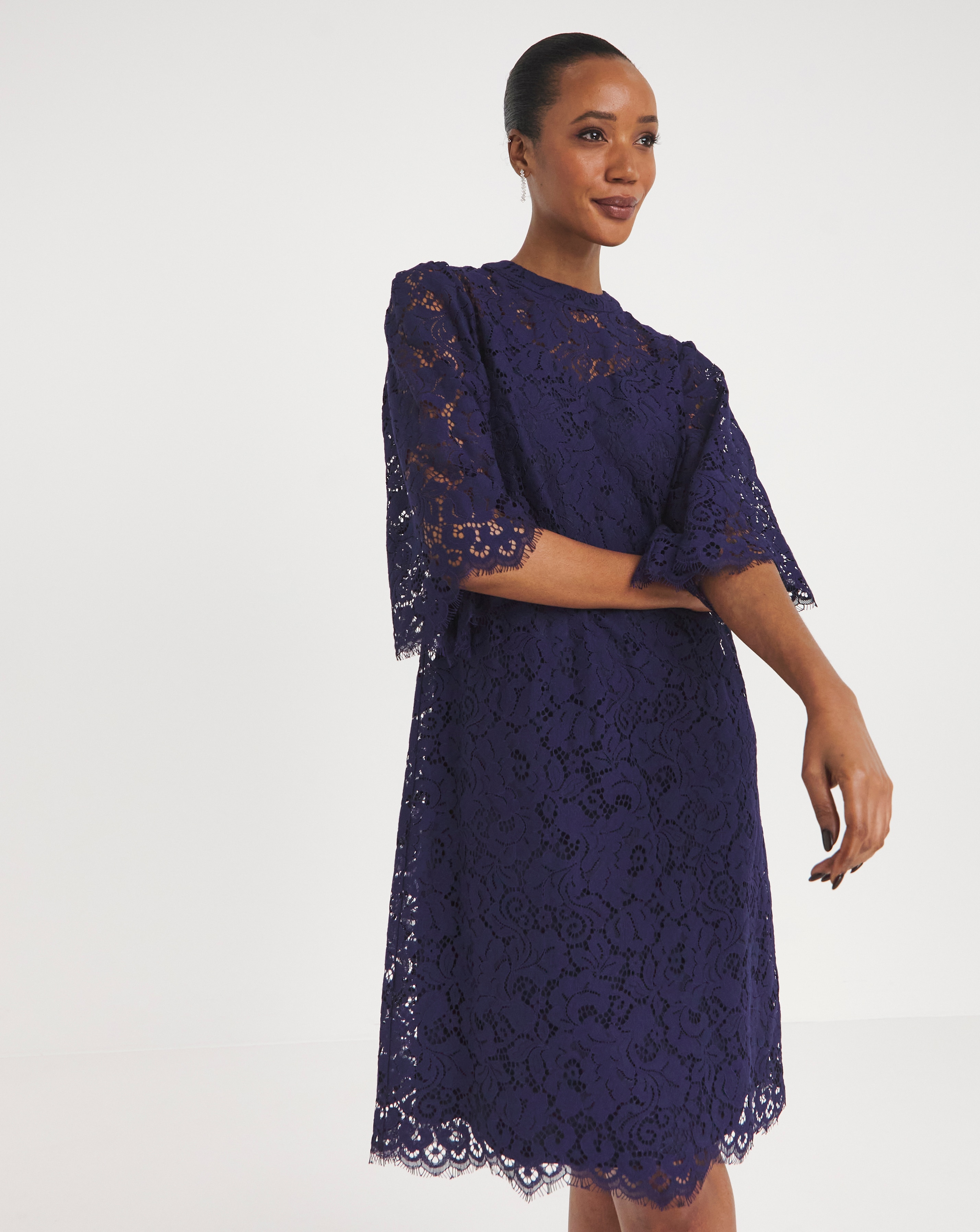 Jd williams 2025 navy lace dress