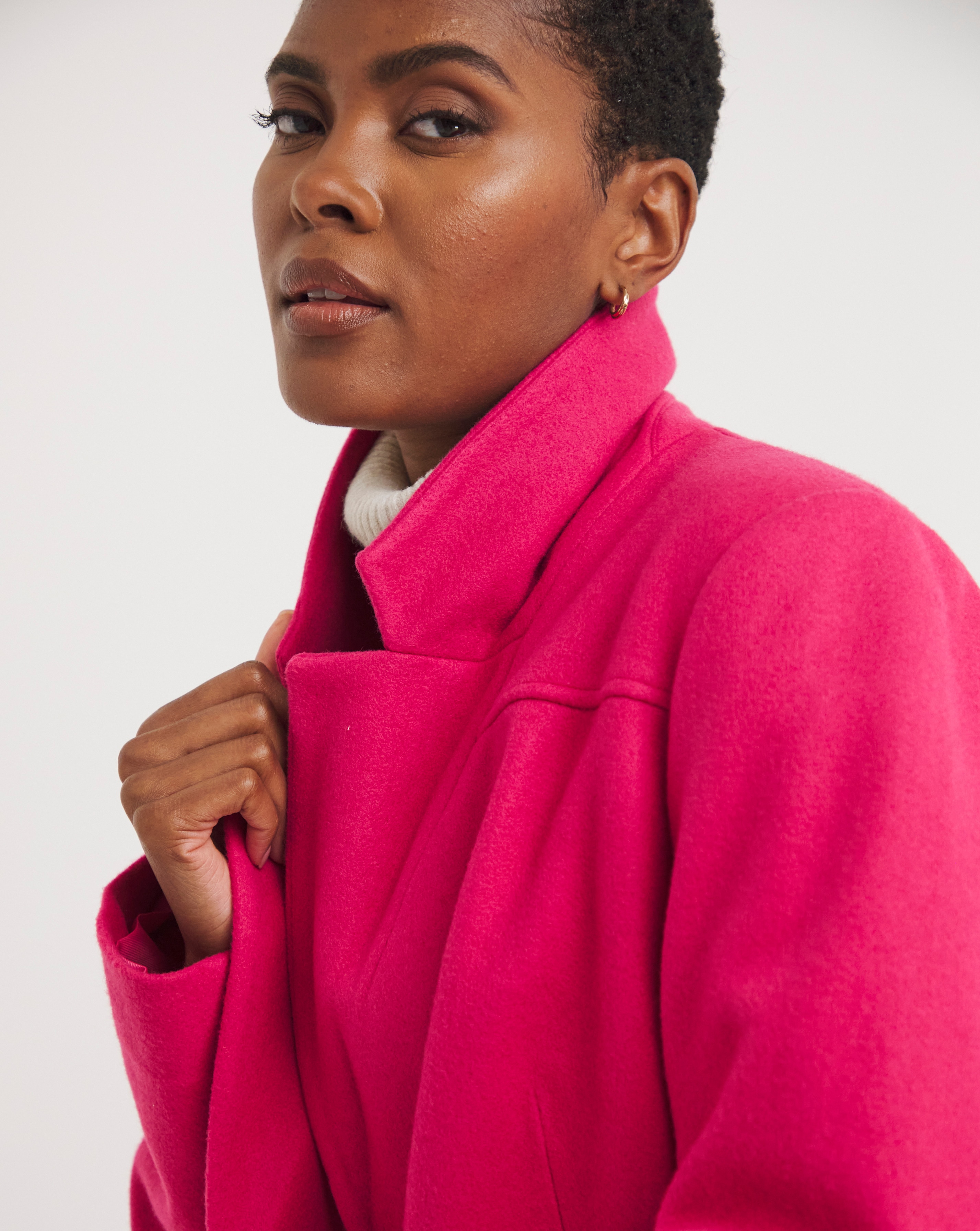 jd williams pink coat