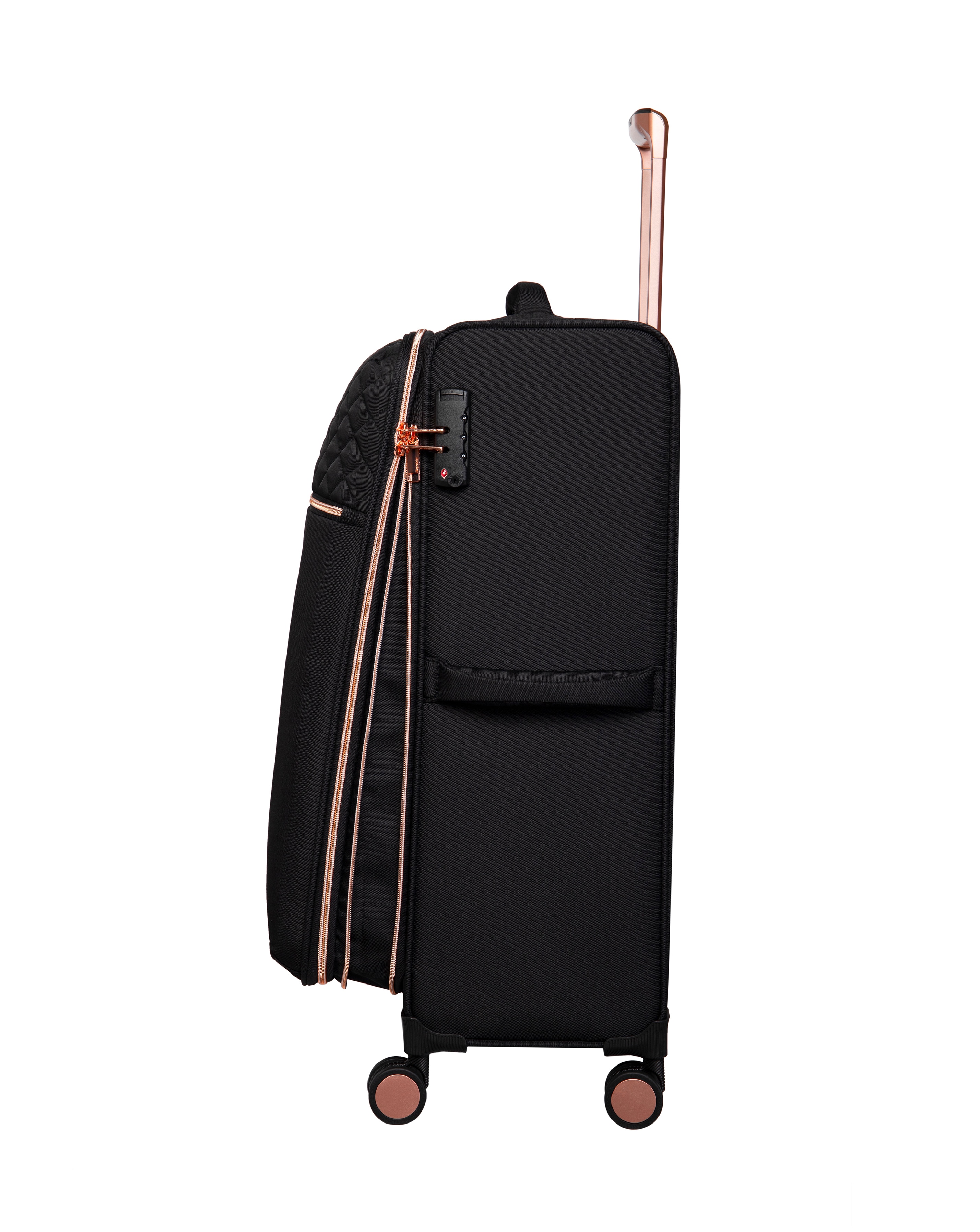 It suitcase black and best sale rose gold