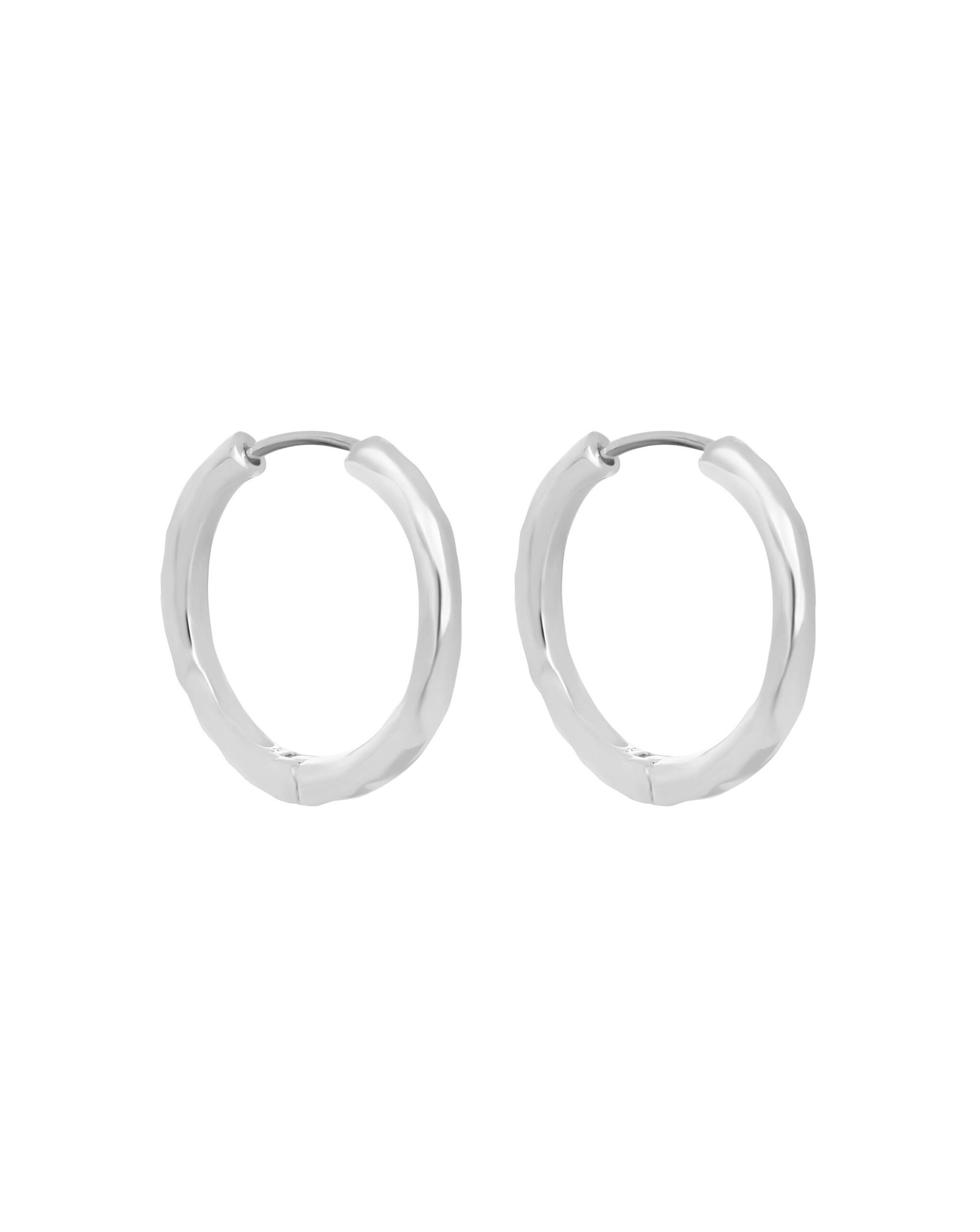 simply silver hoop earrings