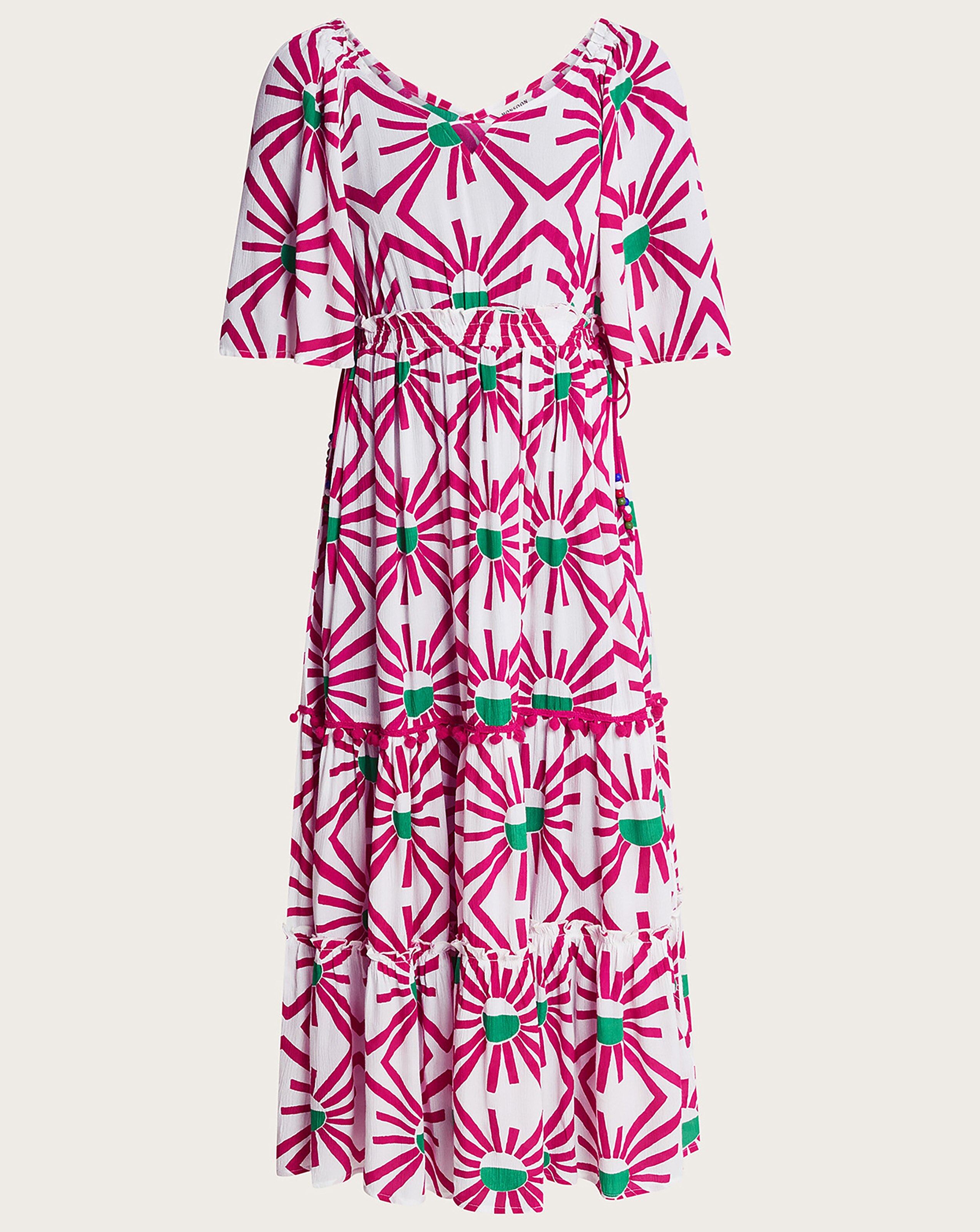 Monsoon Zamora Geometric Sun Dress JD Williams