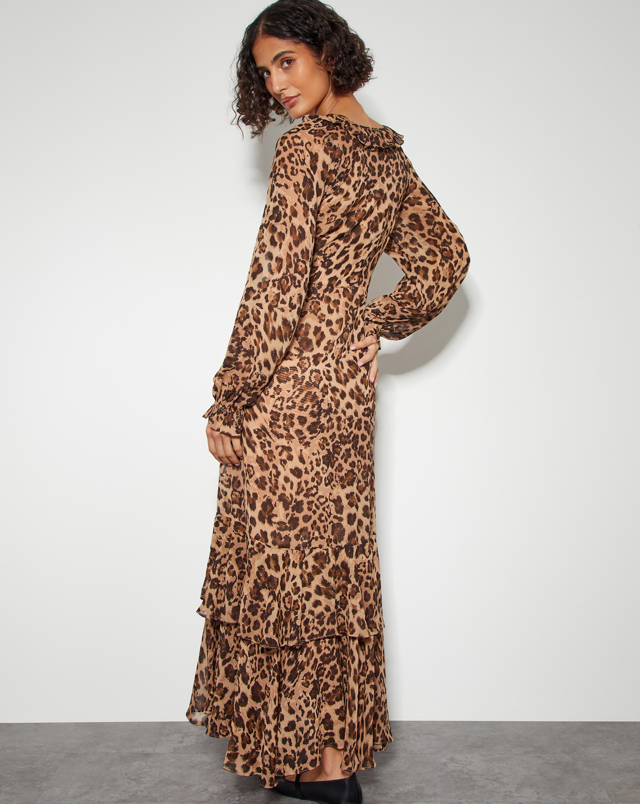 Monsoon Rowena Leopard Print Dress JD Williams