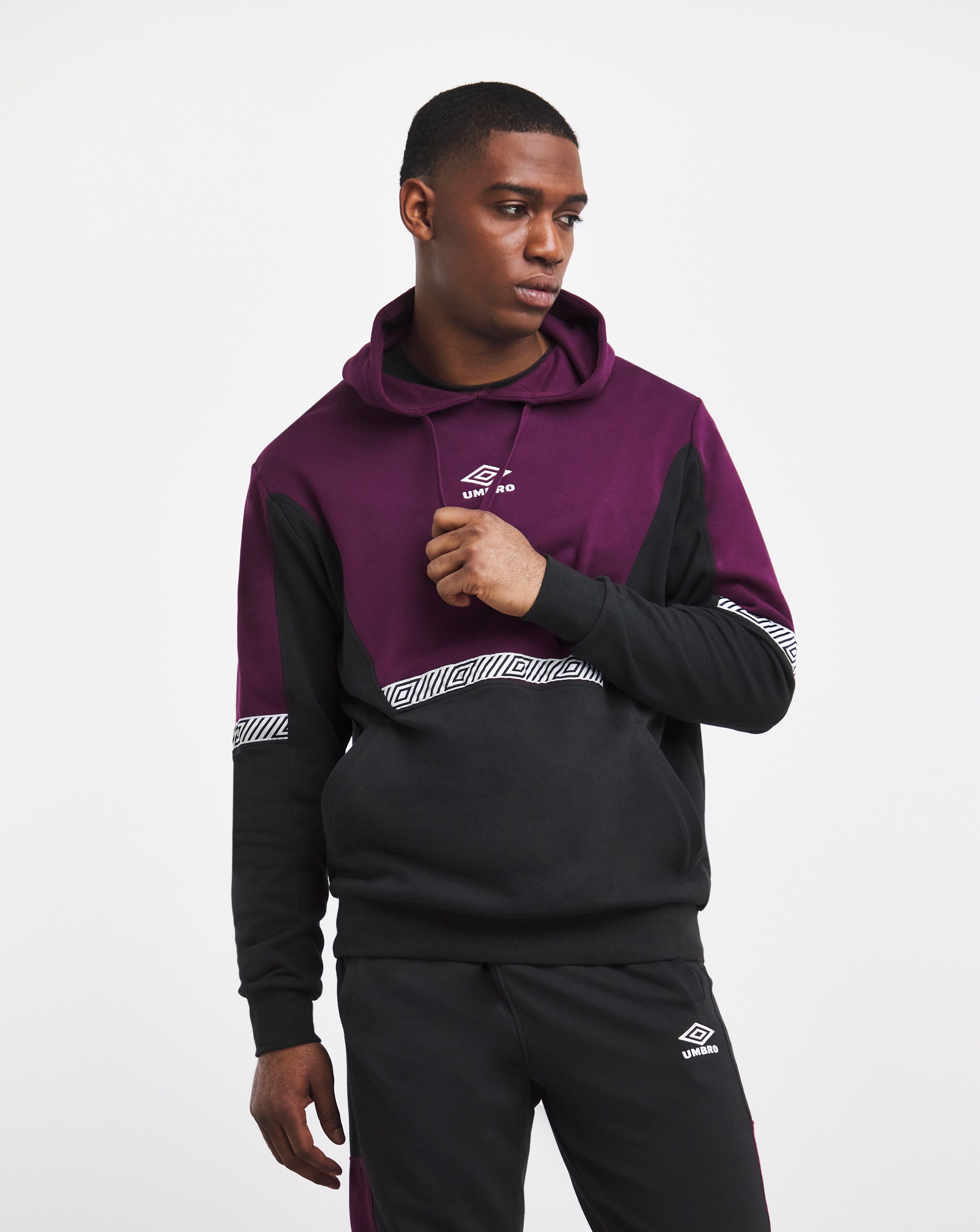 Black umbro clearance hoodie